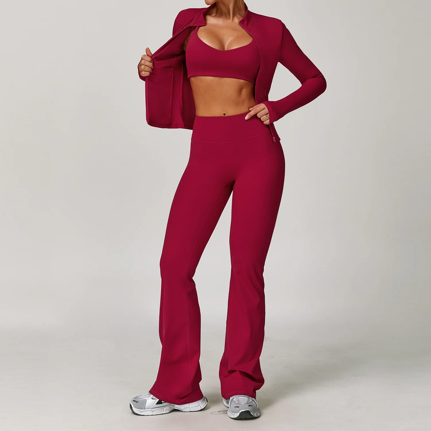 2/3PCS Sportswear Seamless Yoga Set Gym Clothes Sportswear Yoga Suits For Women Fitness Set Tracksuits Sports Bra Gym Leggings