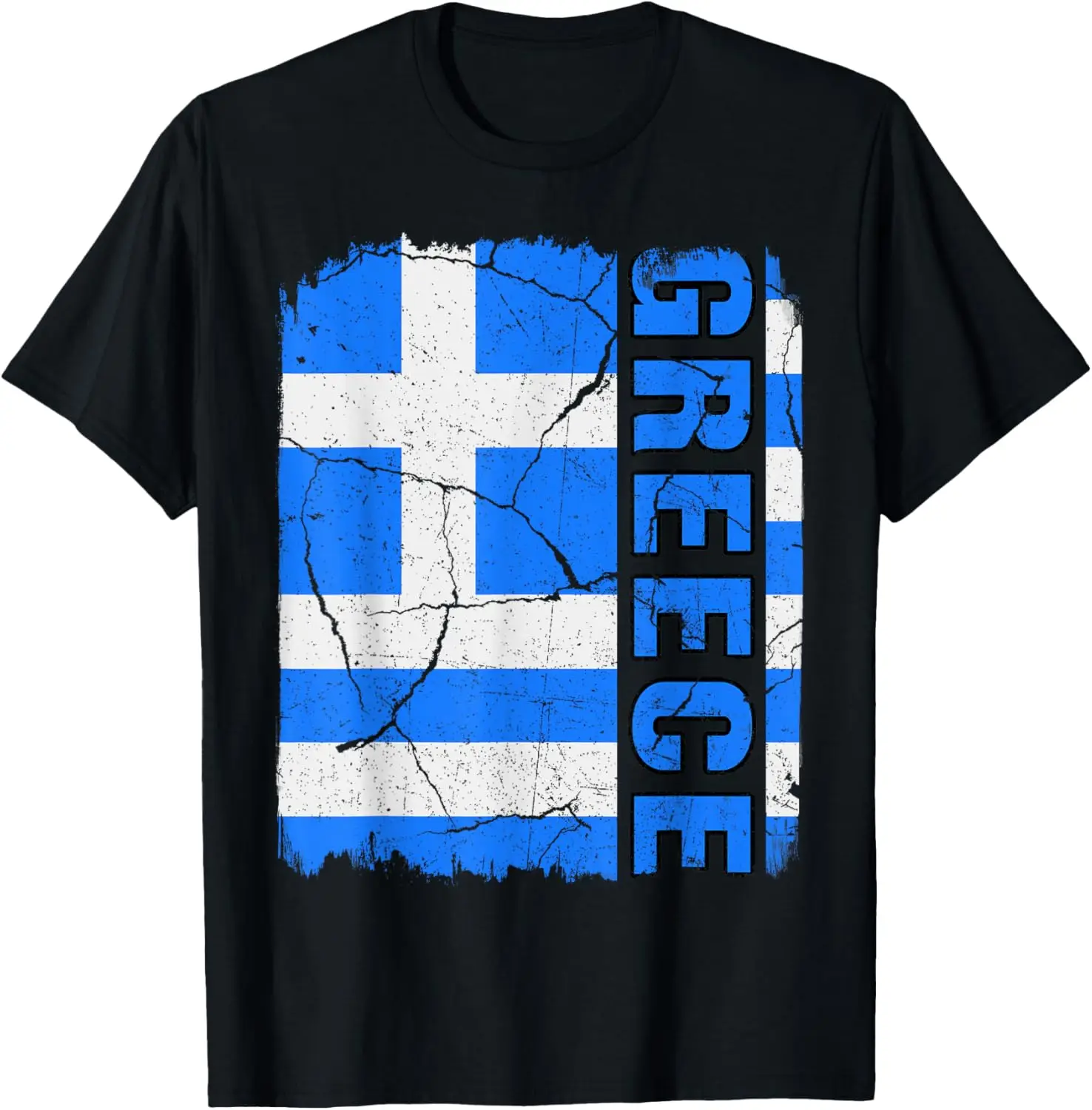 

Винтажная подарочная футболка с греческим флагом, греческой гордостью и корнями, 100% хлопок