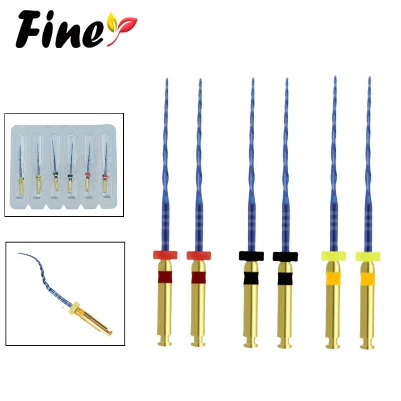 

Dental Endodontic Files R25 R40 R50 Endodontic Limas Rotatories 21mm 25mm Reciprocal Blue Endo Rotary Files for Endomotor