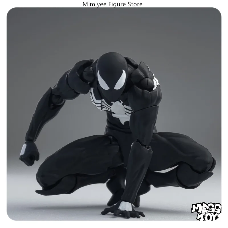 

15cm Spider Man Black Suit Symbiosis Warrior Articulated Joint PVC Action Figure Statue Desktop Decoration Gift​​