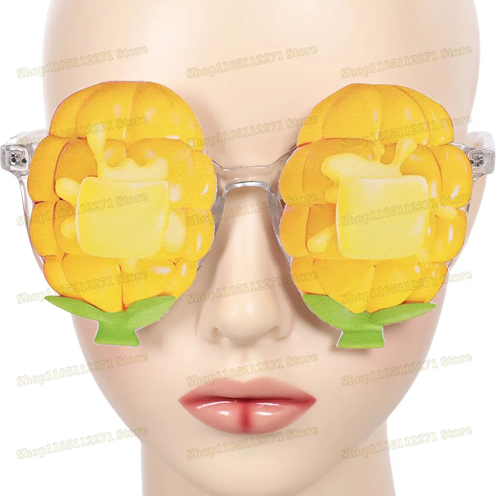 Demon Hunter Of Kpop Zoey Mira Muscle Glasses Cosplay Props Gifts Women Funny Glasses Clothing Accessories Halloween Suits