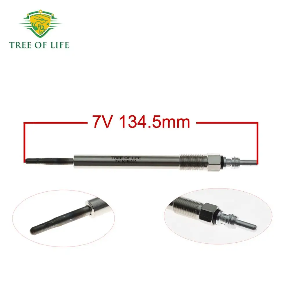 1/2/4X New Glow Plug 7V For Land Rover Range Rover Evoque 2015-2019 Range Rover Sport 2014-2017 2.0 Diesel LR116117 LR073727