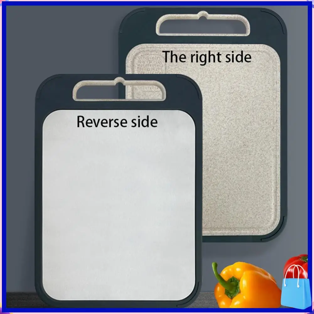 

Customer Favorite Double-Sided Cutting Board Chopping Board Stainless Steel , Non-Slip, Easy To Clean
