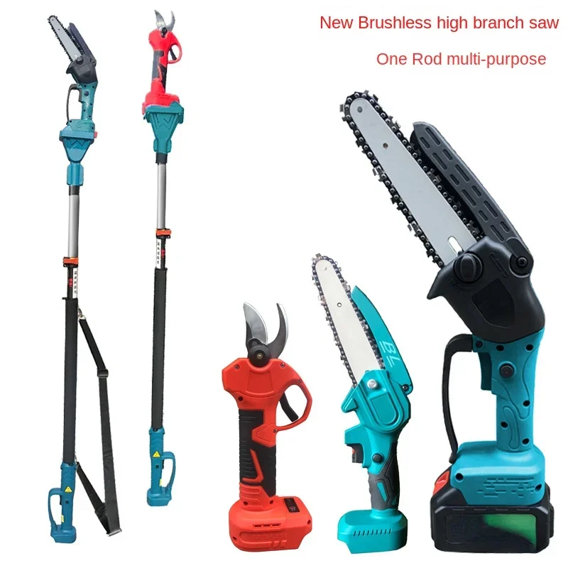 

Rechargeable Brushless Chainsaw Small Handheld Electric Chainsaw Mini Electric Chain Saw Outdoor Tree Cutting