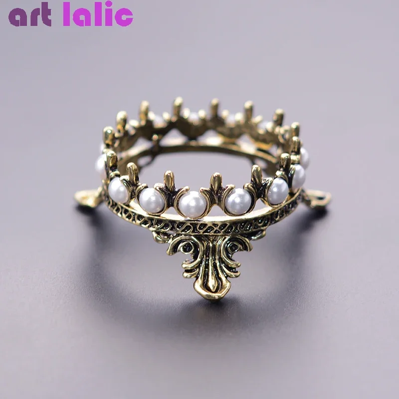 Kroon Ontwerp Nail Art Borstel Houder Set Pen Displayer Gereedschap Acryl Uv Gel Steun Voor Decoraties