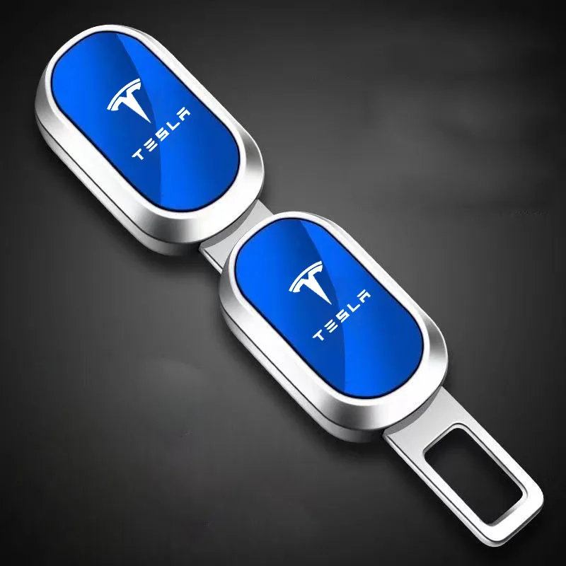 Car Seat Belt Clip Extender Safety Seatbelt Lock Buckle Plug Thick Insert Socket For Tesla Model 3 Model X Model S Model Y
