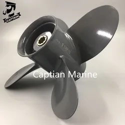 New Propeller 9 1/4X10 Match with Honda /Yamaha Outboard Motor BF8D/BF9.9D BF9.9/BF15A BF15D 8 Splines 4 Blades Boat Accessories