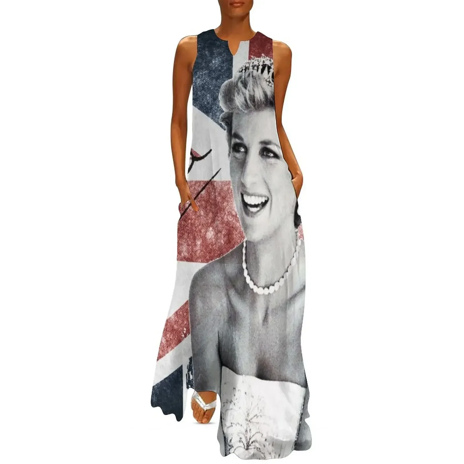 

Lady Diana Long Dress women's summer dress 2025 Long dress birthday for women