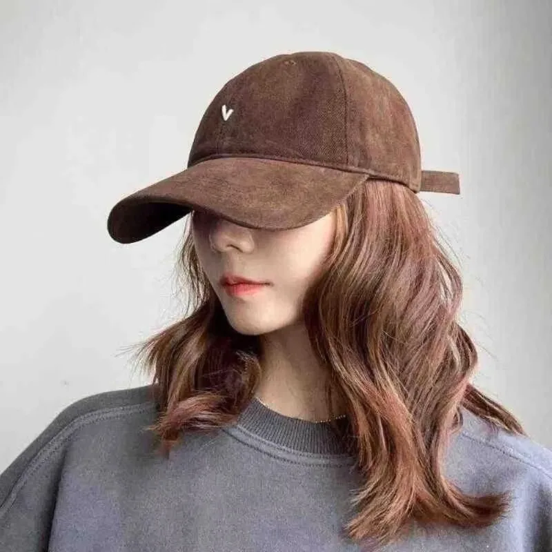 Best Seller All Season Fashion Embroidery Baseball Brim Retro Baseball Hat Sunscreen Cotton Duck Tongue Hat Outdoor Breathable