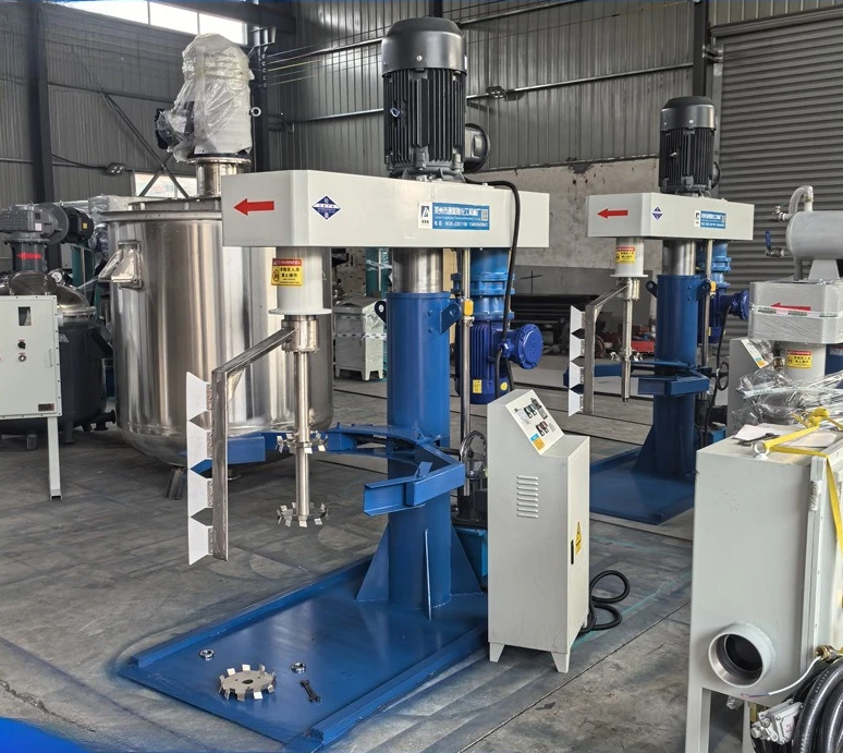 

Vacuum Deaeration Mixer with Heating Frame Scraping Wall Variable Frequency Lifting Grouting Agent Emulsifier Dispersion