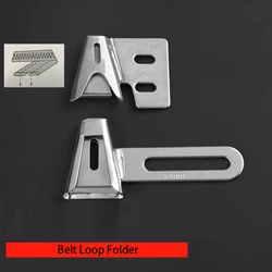 Belt Loop Folder DAYU406/407 for Belt Loop Machine with Cutter Fitted 2-needle Chainstitch, Lockstitch, Coverstitch Sewing Machi