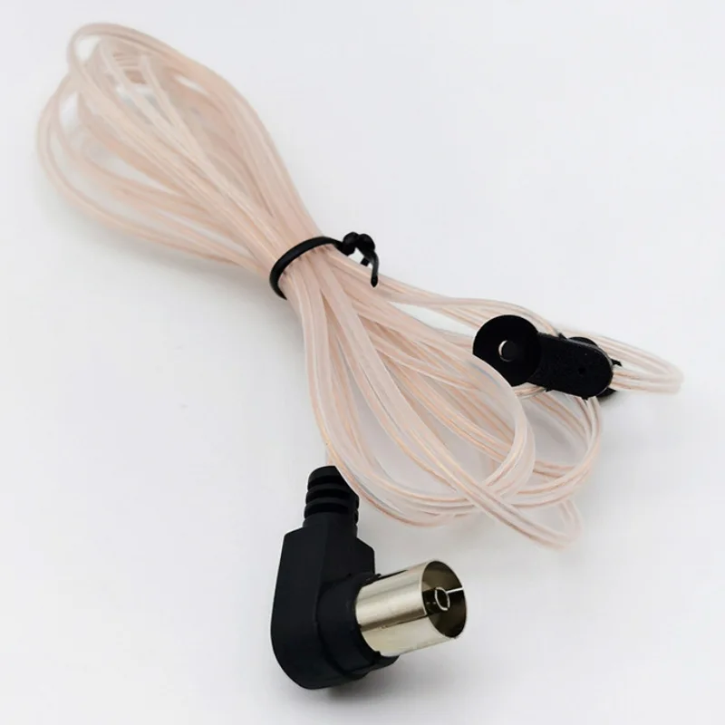 Free Shipping FM Radio Antenna MD Audio Amplifier FM Boost Signal Receiver Antenna Transparent Straight Female Antenna
