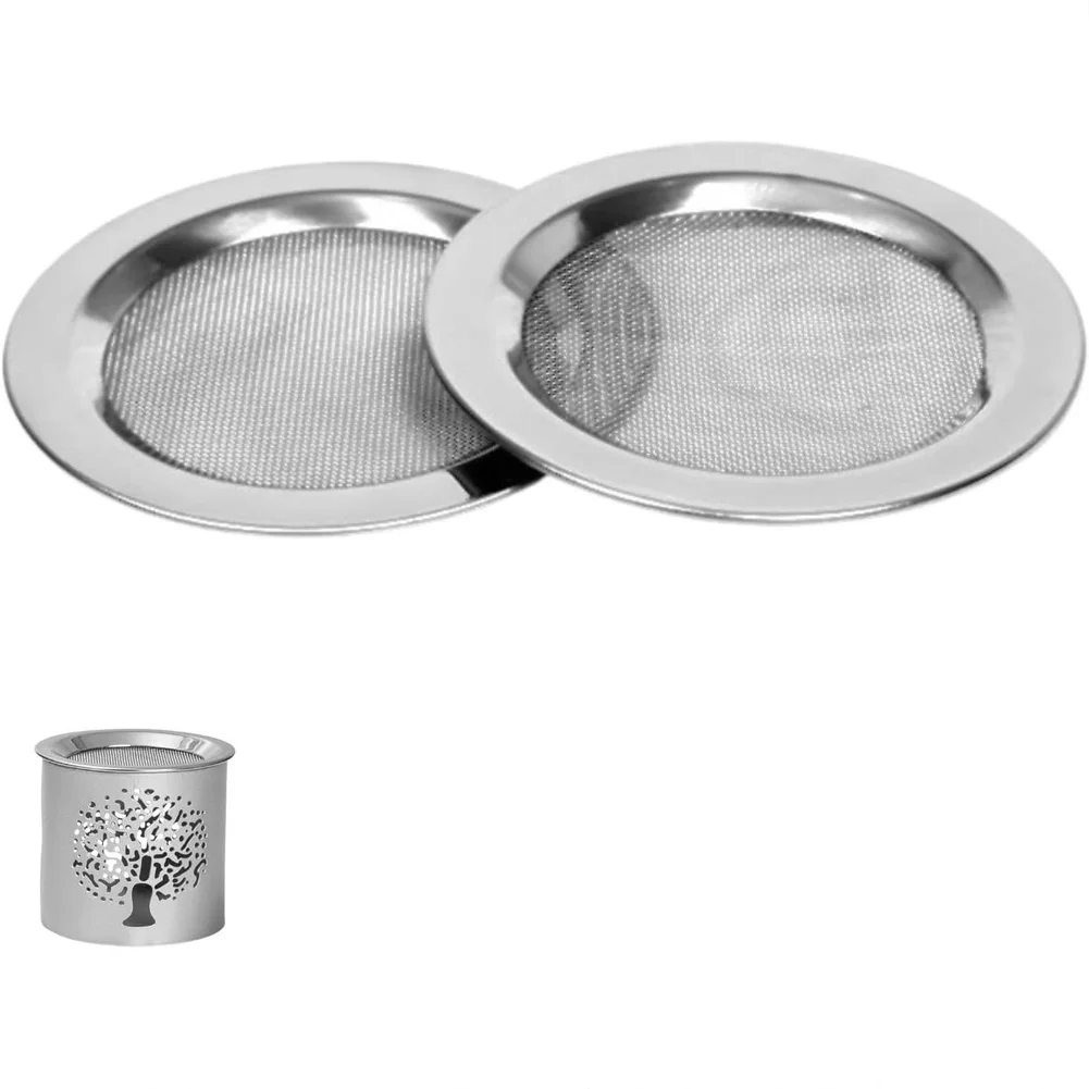 10cm Aromatherapy Sieve 304 Stainless Steel Fine Mesh Incense Ash Filter Screen For Home Fragrance Burner Replacement Parts