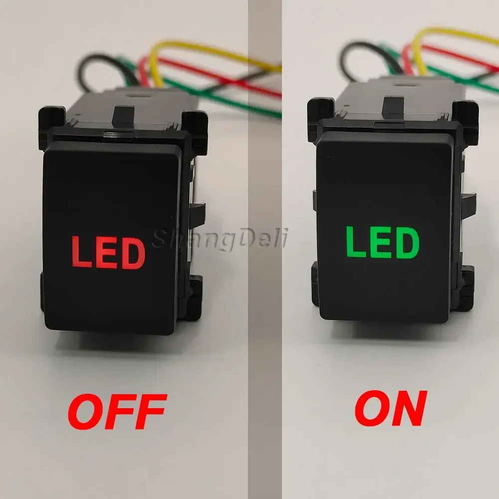 For Subaru Forester (SK) 2019 2020 2021 Interior LED Light Switch Middle Diff Lock Power On Off Trunk Radar Push Button