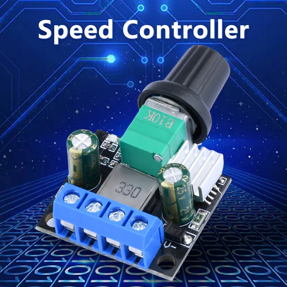 Regolatore di tensione DC12V/24V 3.5A regolatore di velocità del motore PWM DC regolatore di velocità continuo regolatore di potenza Dimmer LED