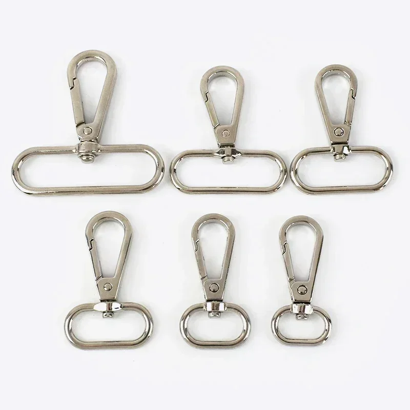 5/30pcs meetee 16-50mm Metall taschen Schnalle drehbare Hummer verschlüsse Trigger Clip Karabiner Rucksack Schlüssel bund Hardware Zubehör 3