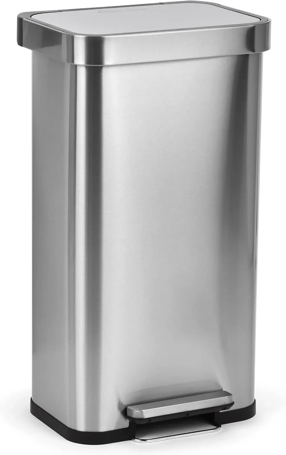 

50 Liter Soft-Close, Smudge Resistant Trash Can with Foot Pedal and Built in Filter-Stainless Steel,Sleek Finish,50L/13.2 Gallon