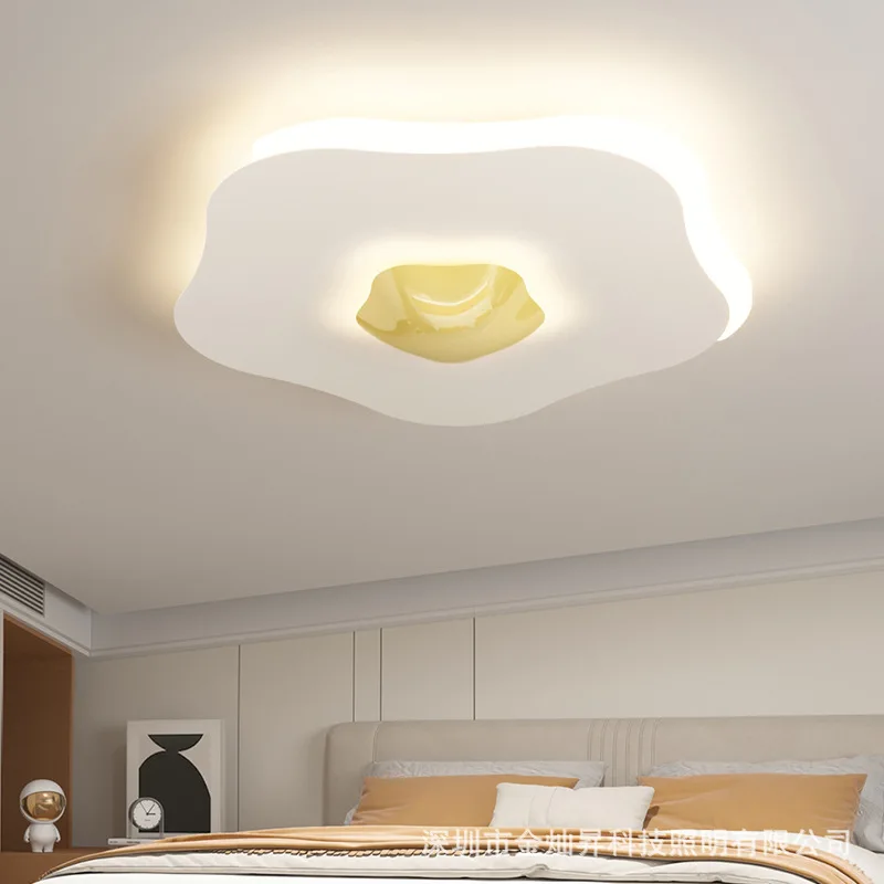 Nordic Ceiling Lamp Flower Design Living Room Bedroom Study Eye Protection Lighting For Light