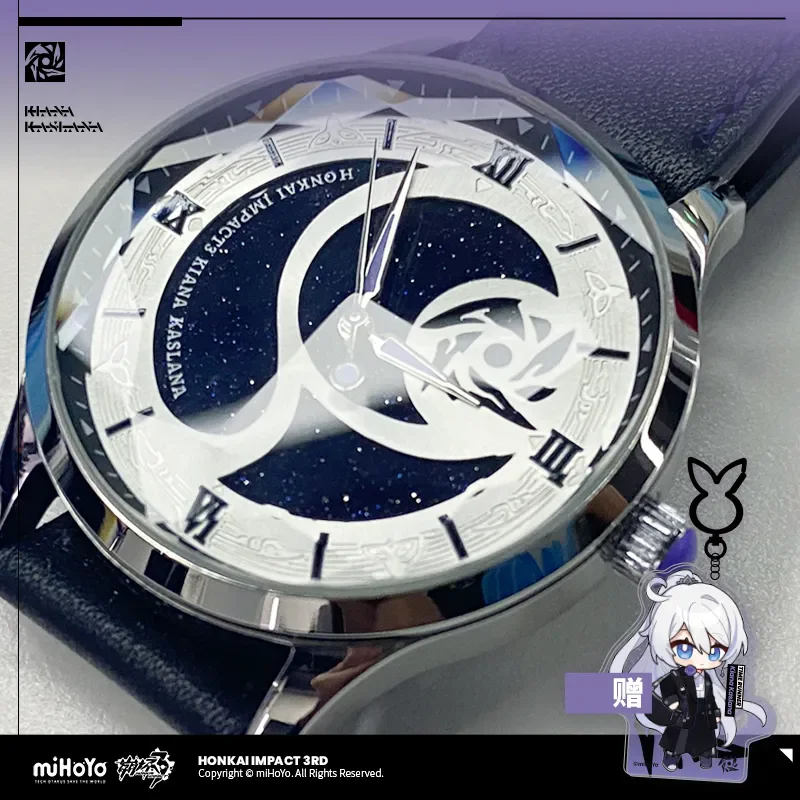 miHoYo Official Game Kiana Watch Honkai Impact 3 Herrscher of Flamescion Theme Mechanical Watch Anime Ornament Cosplay Xmas Gift
