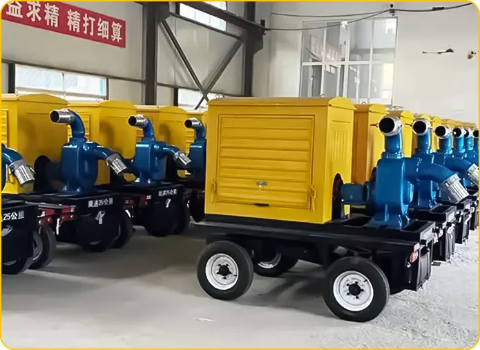 High Capacity sewage automatic water horizontal centrifugal diesel engine self-priming pump for irrigation and agriculture