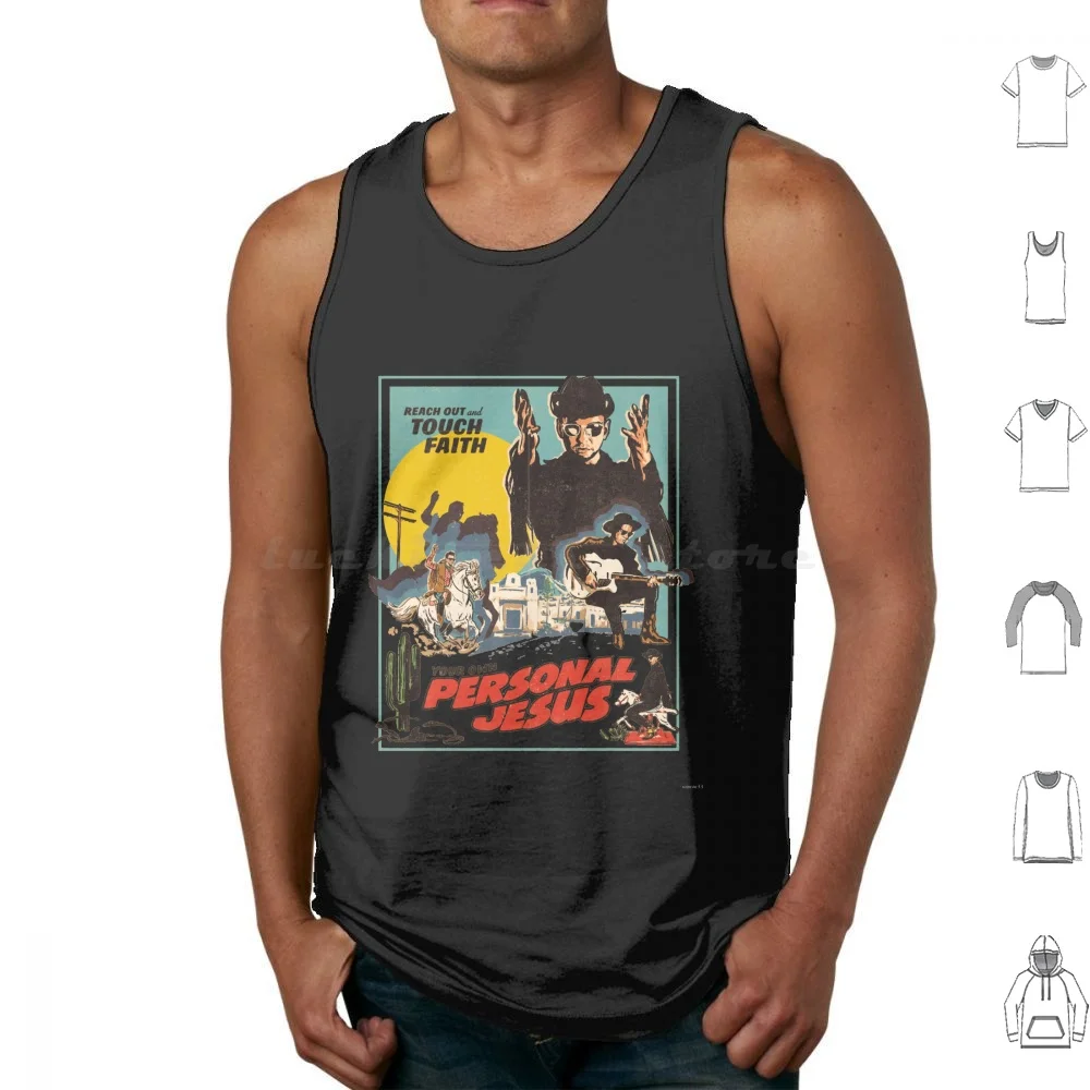 Personal Jesus Tank Tops Print Cotton Personal Jesus Girls Jesus Staff Fashion Faith