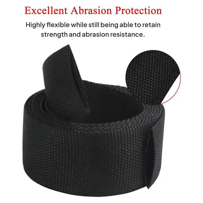 A7THK-2X 2 In 1 Heat Shrink Braided Sleeving Fabric Tubing-Perfectly Fit Irregular Shape Hose/Cable/Wire 1/2Inch(12Mm)