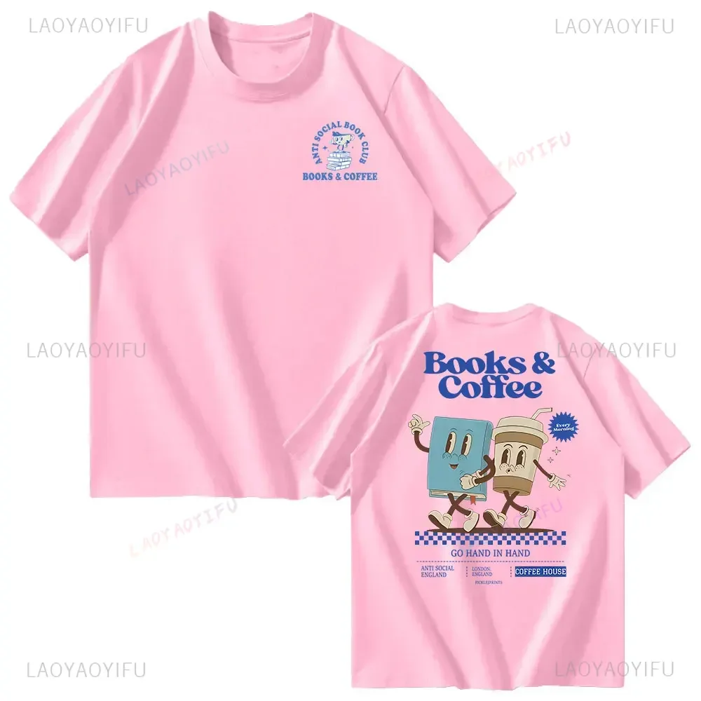 أكل الخضر الخاص بك وثيقة البقاء بعيدا القطن الأبيض تي شيرت بوهو طباعة الإفطار التي شيرت الصحة العقلية للجنسين الصيف قصيرة الأكمام Crewneck #6