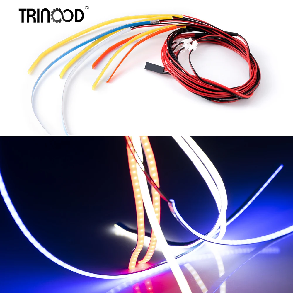 

TRINOOD 1 Set LED Light Spotlights Headlight Taillight For 1/6 XRT 8S RC Buggy Truck Accessories