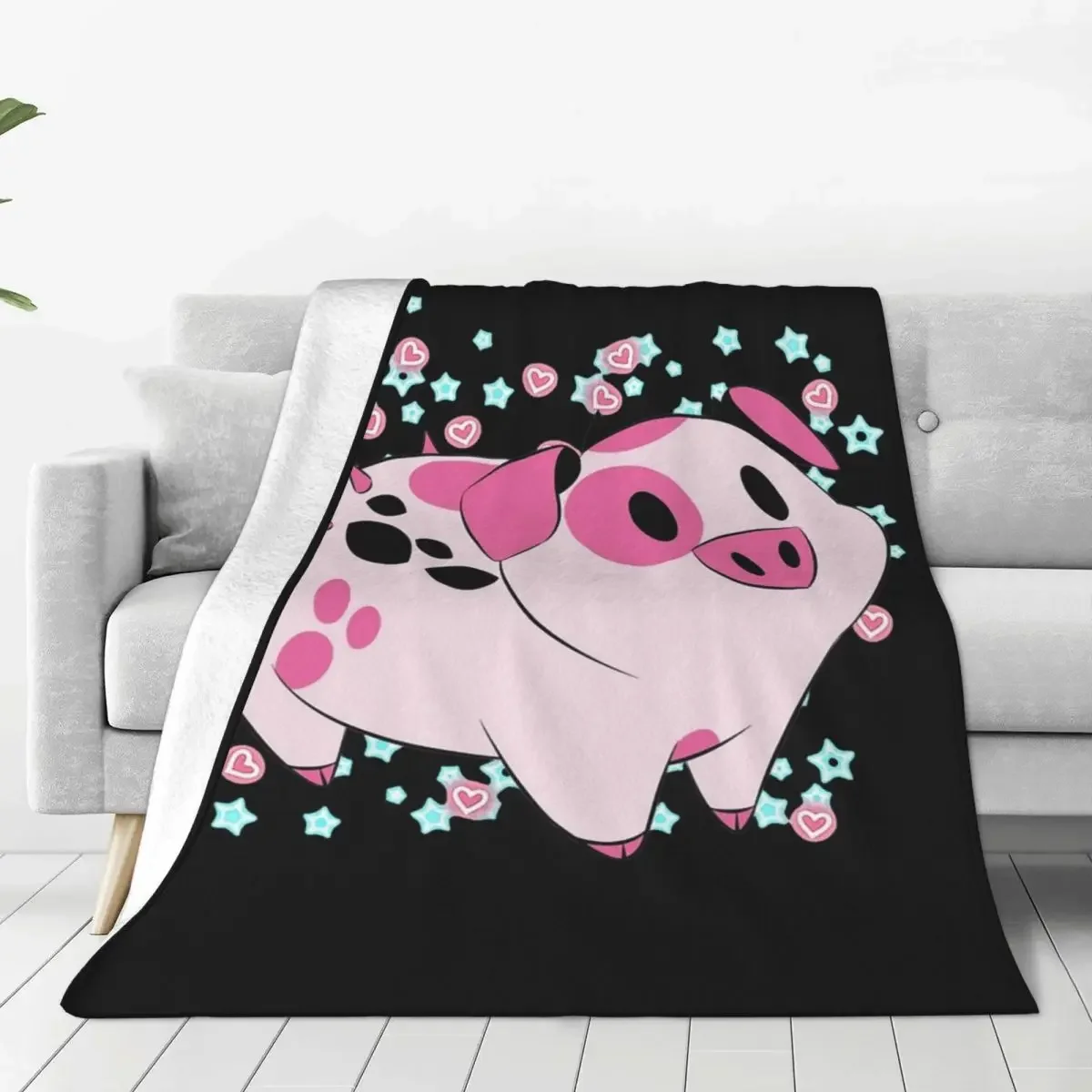 

Fat Nuggets Hazbined Hoteled Blanket Velvet Winter Breathable Ultra-Soft Throw Blankets for Sofa Bedroom Bedspread