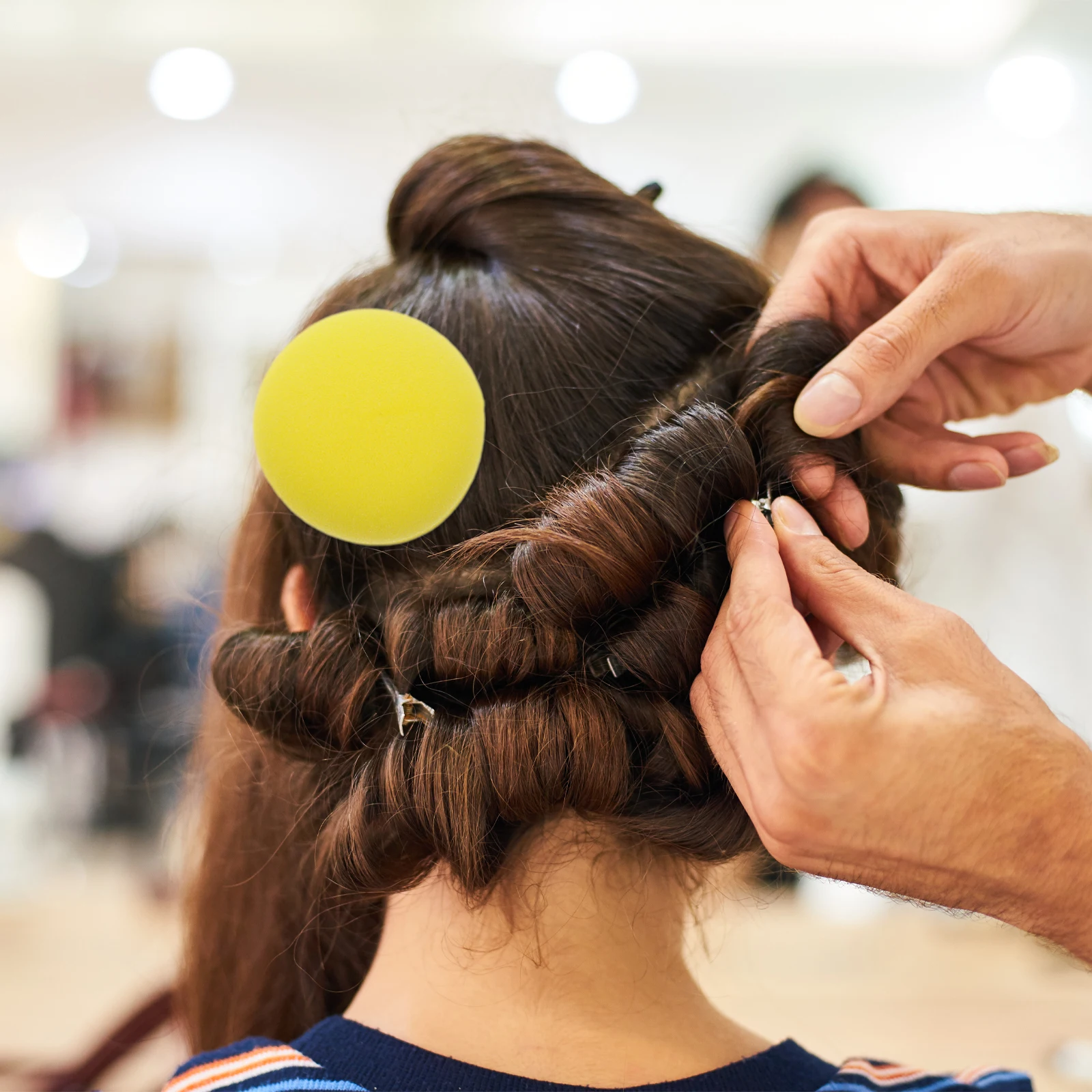 12 قطعة من أدوات تصفيف الشعر، أداة تجعيد إسفنجية للنساء، سهلة التصميم، توفير الوقت، ملحقات بيرم، بكرة إسفنجية