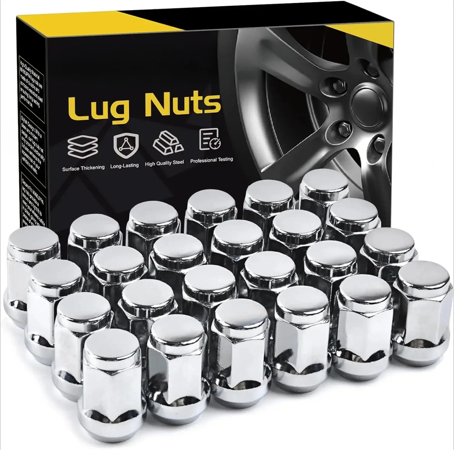 24PCS M12x1.5 Lug Nuts - 3/4