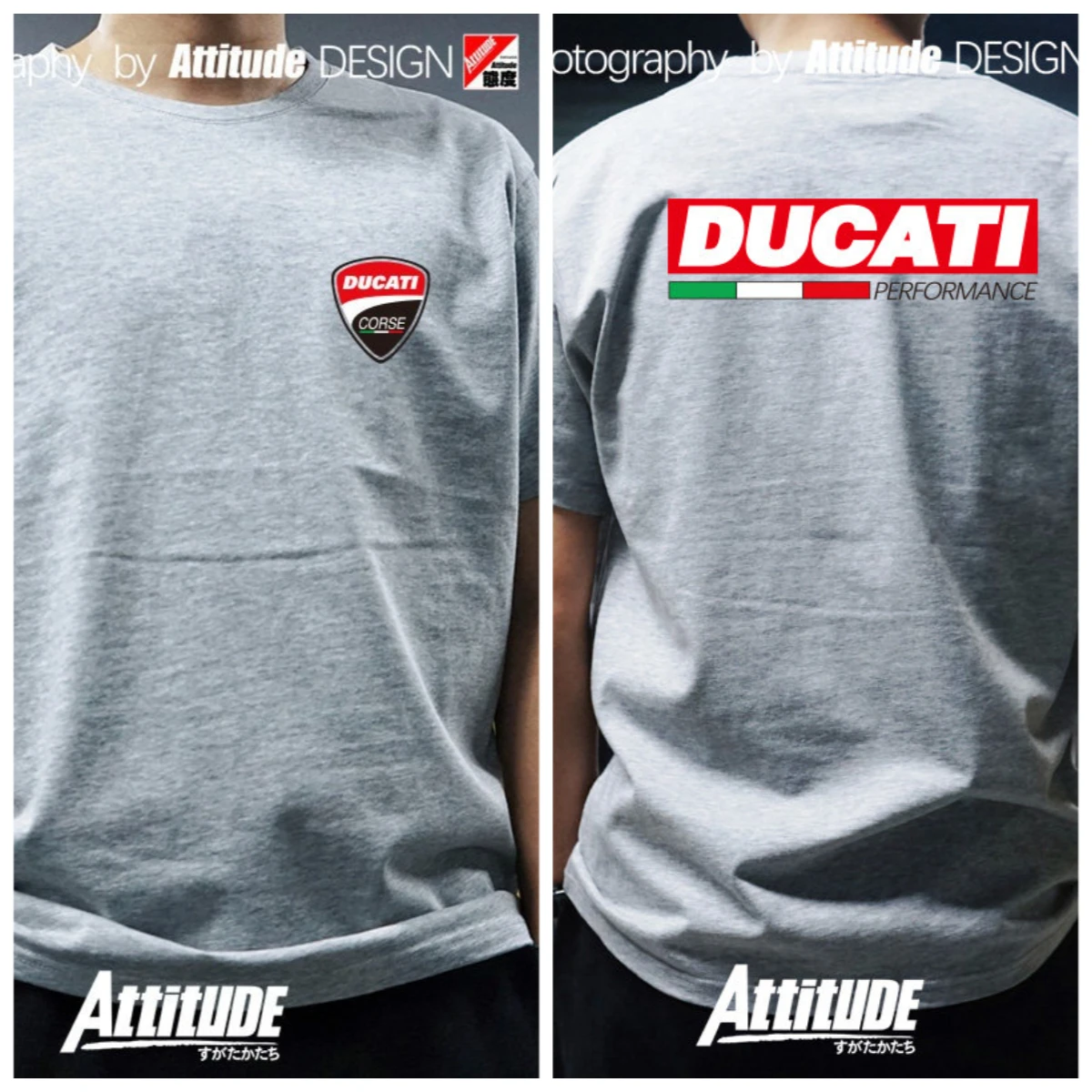 Ducati MOTO GP Team Racing Motorcycles Printed T-shirt Men and Women Cotton T-shirt Men's T-shirts 2026 Summer New Men‘s Tops view 4