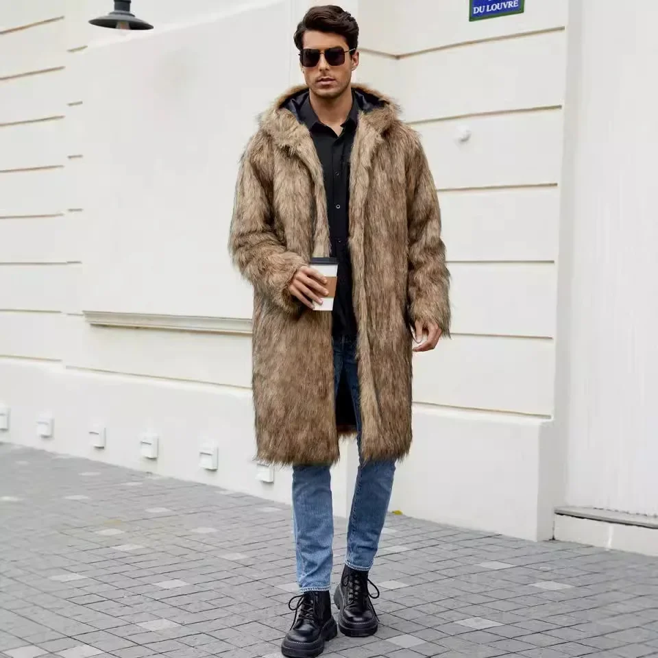 가을 겨울 신상 유럽 스타일 남성 플러스 사이즈 캐주얼 트렌디 심플 베이직 루즈 솔리드 컬러 후드 퀼팅 코트 남성 상의