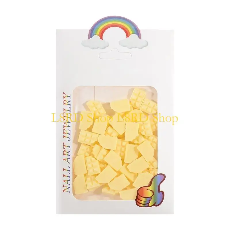 

L8RD Шоколадные Подвески Для Ногтей Мороженое Искусство Для Ногтей Подвески Милый Медведь Украшения Для Ногтей