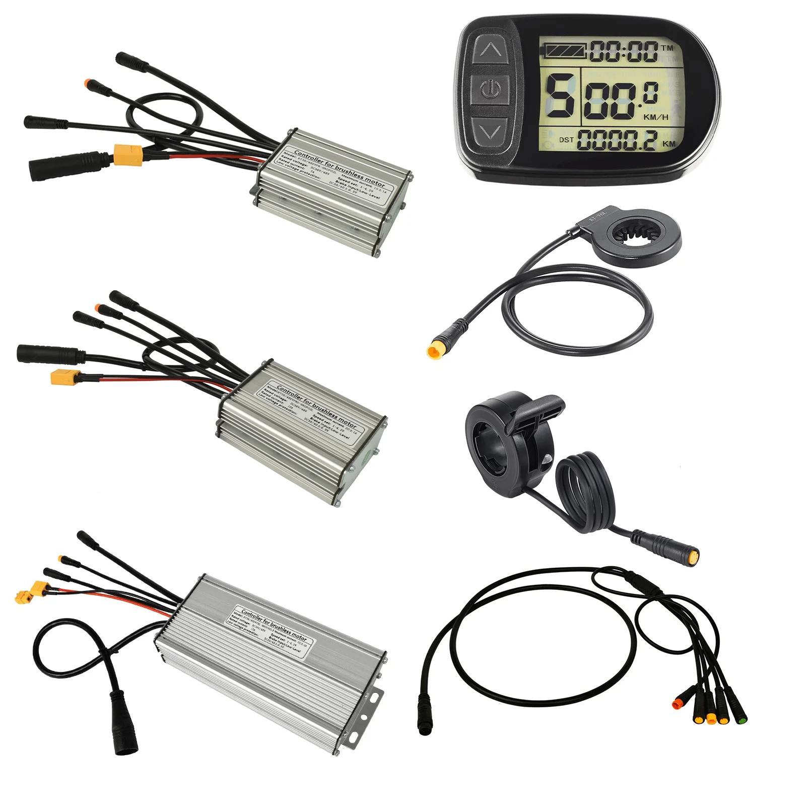36V 48V 250W 500W 1000W KT Kenyeng moteur de vélo électrique contrôleur de vélo électrique contrôleur de capteur d'onde sinusoïdale cc sans brosse