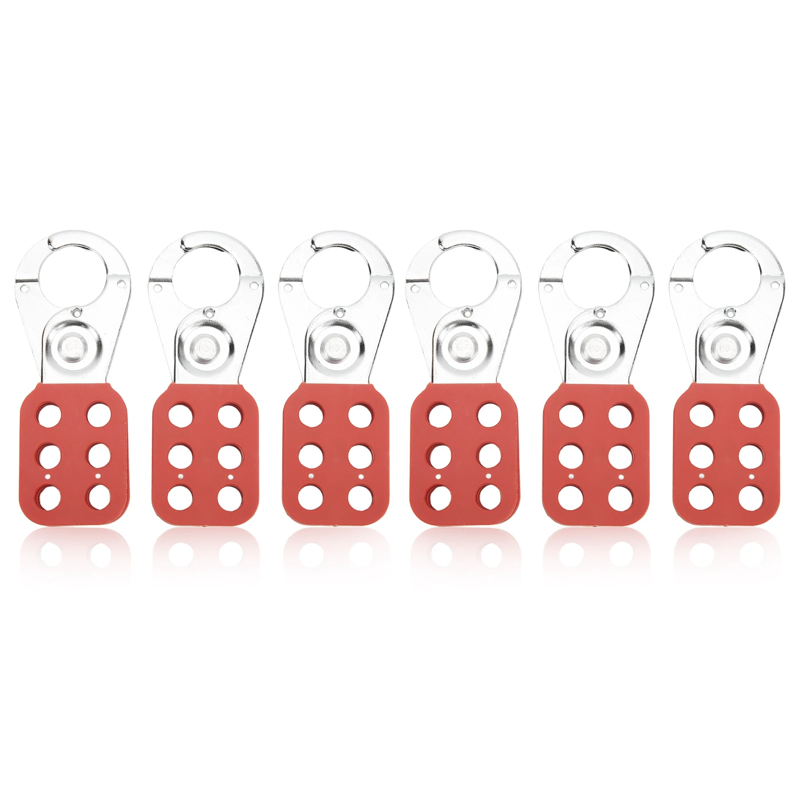 

Запирающаяся засов Loto Hasp, высокая безопасность, 6 отверстий/комплект, защита от несанкционированного доступа, нейлоновая ручка, устойчивая к промышленному химикату