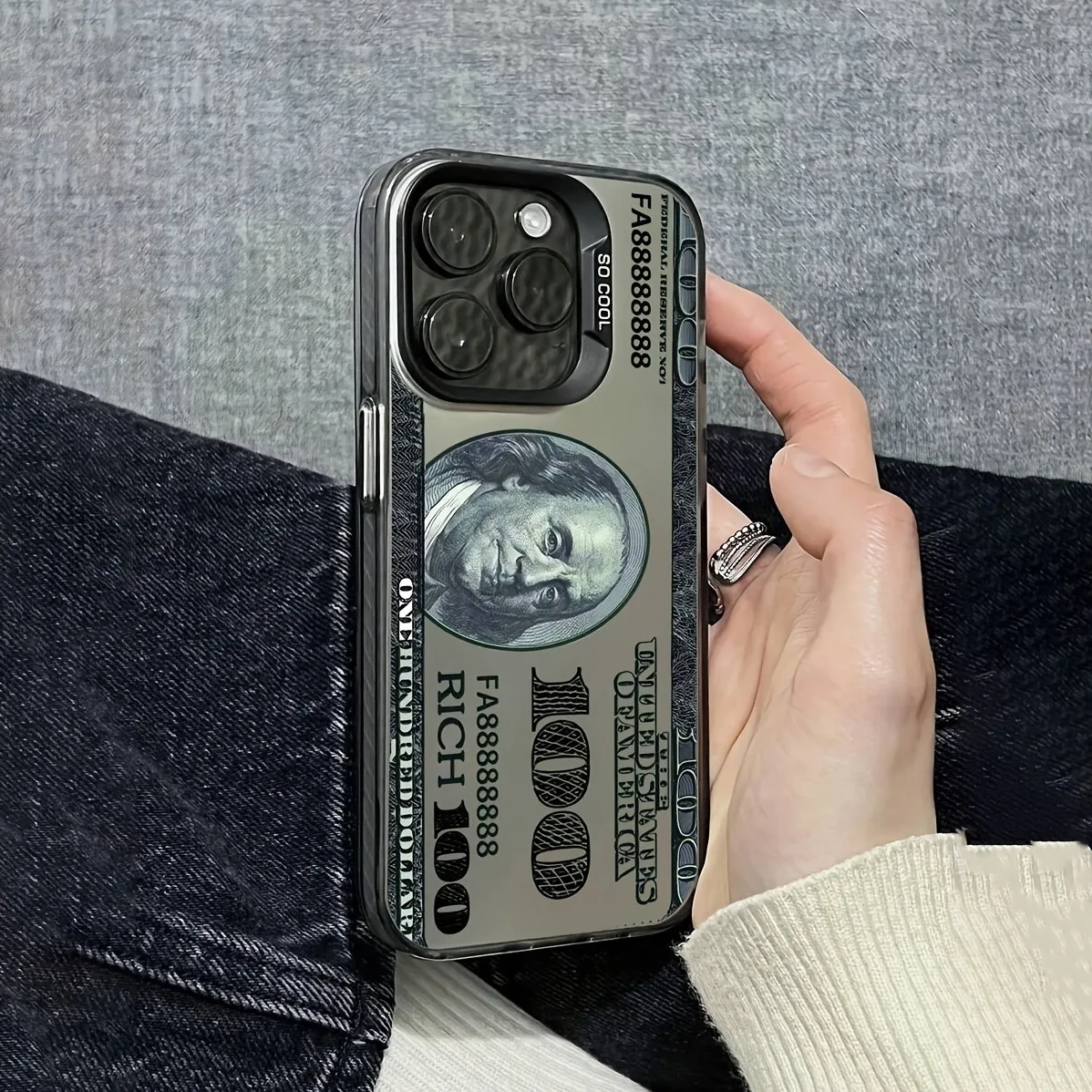 Us Dollar Bill Pattern Phone Case for Infinix Hot Note Zero 60i 60 50 40 30 30i 20 20s 12 12i Smart 10 Pro Plus 4G 5G Back Cover - view 2