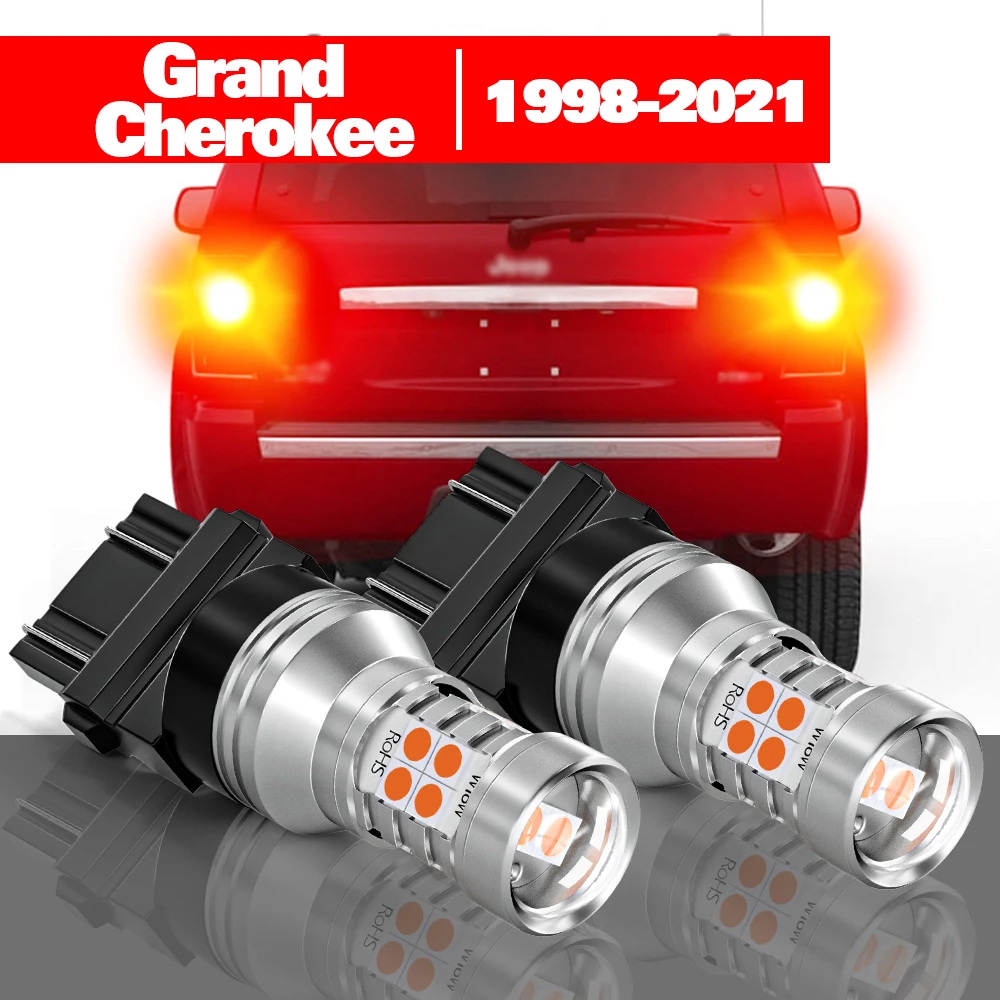 

For Jeep Grand Cherokee mk2 mk3 mk4 WJ WG WH WK 1998-2021 Accessories 2pcs LED Brake Light 2005 2011 2012 2013 2014 2015 2018