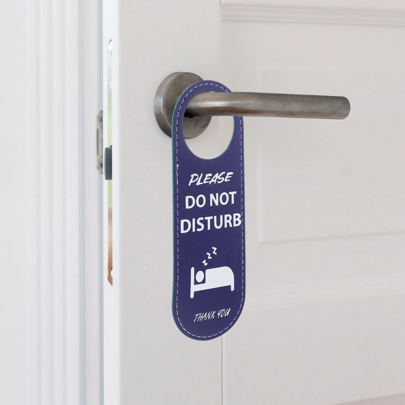 

Do Not Disturb Hanger Sign Reversible Pu Hotel Door Knob Hanger For Hotel Guesthouse Office Use Hanging Door Sign