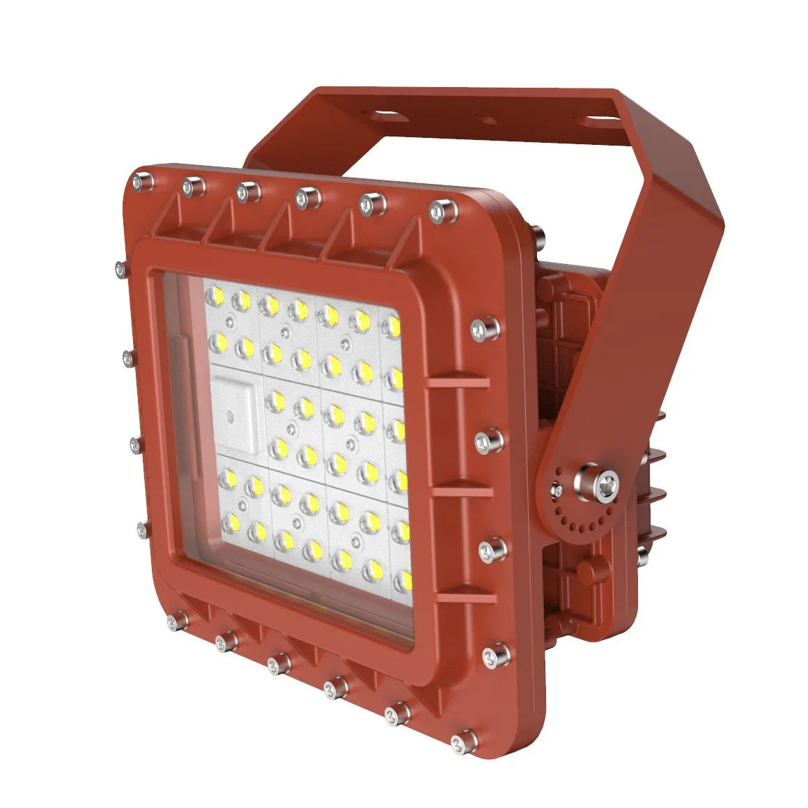 High Lumen 150lm/W Explosion-proof LED Flood Light IP66 IK10 Bracket/Pole Mount LED Light for Chemical Plant Hazardous Area