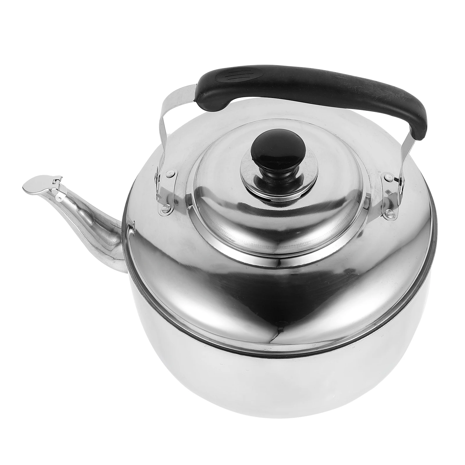 

Universal Chirping Stainless Steel Teakettle Large Capacity Sounding Kettle for Home Heating Water Kettle Electric Silver