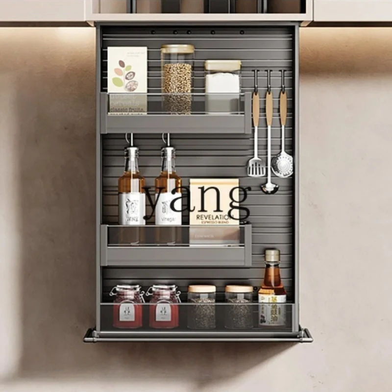 LMM vertical lift pull basket electric intelligent voice control pull down seasoning pull basket