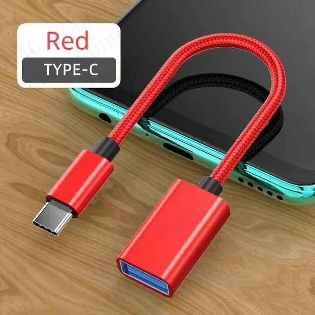 USB-C zu USB OTG Adapter Kabel USB Typ C Stecker auf USB Buchse Kabel Adapter OTG Kabel Konverter für Xiaomi Samsung MacBook Pro