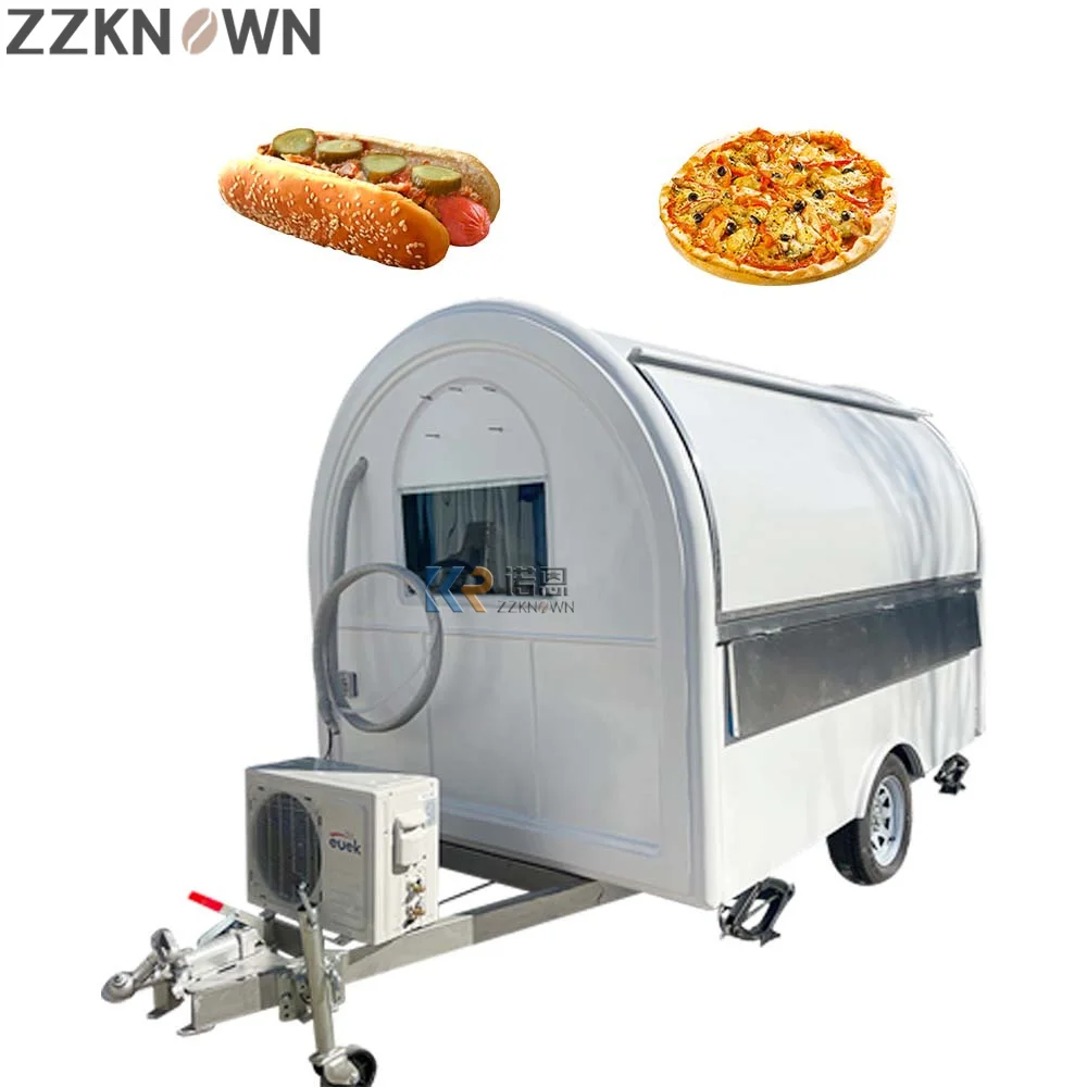 Hot Selling Mobile Food Kiosk Food Truck Coffee Stall Food Van Concession Trailer Catering Trailer For Sale