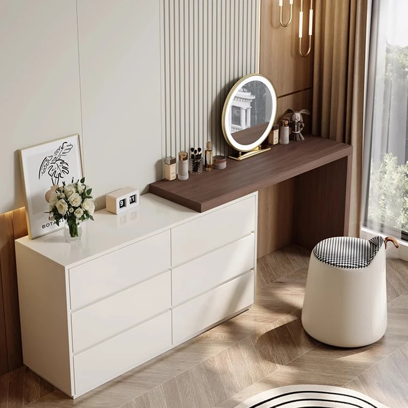 

Modern Drawers Vanity Table Mirror Computer Sideboards Luxury Dressing Table Organizer Jewelry Vestidores Postmodern Furniture