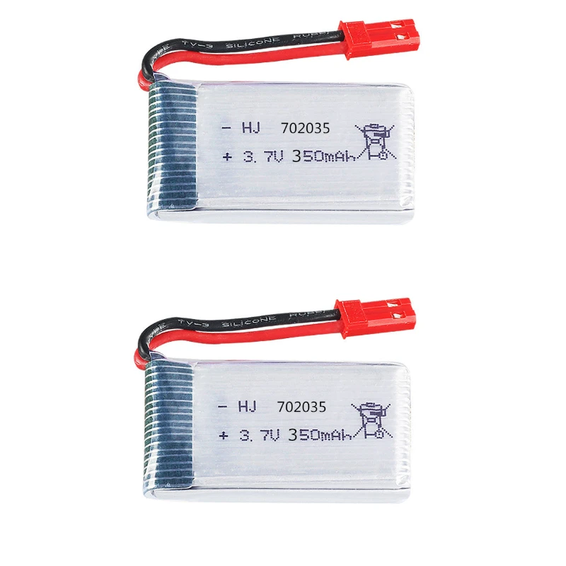 3.7 فولت 350 مللي أمبير جديد للأغراض العامة التحكم عن بعد الطائرات بدون طيار RC الطائرة بدون طيار بطارية توصيل خارجي اكسسوارات ل Hubsan X4 DFD F180 مع SM/JST التوصيل