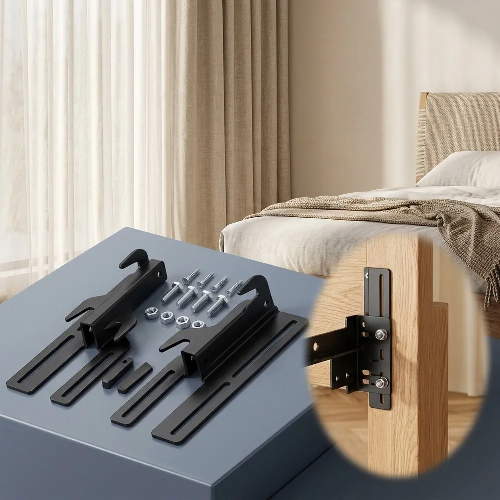 Firmly In Place Headboard Adapter Kit Cohesive Bed Design Secure Fit Design Enhanced Bed Aesthetics Bedframe Converter