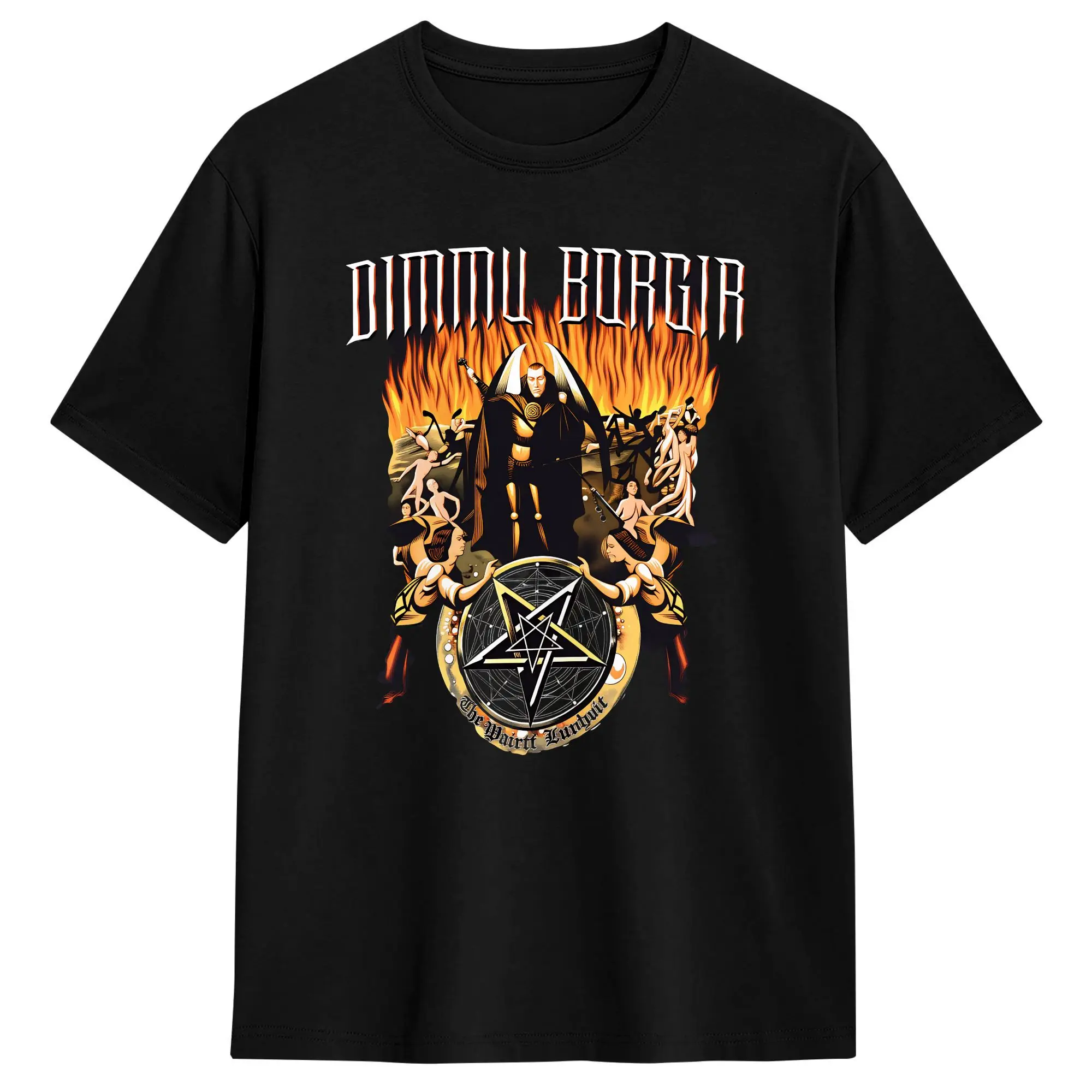 Dimmu Borgir Band T-Shirt Couple  Y2K Casual T Shirts Summer Round Neck Harajuku Tees Hot Sale Oversize Clothes