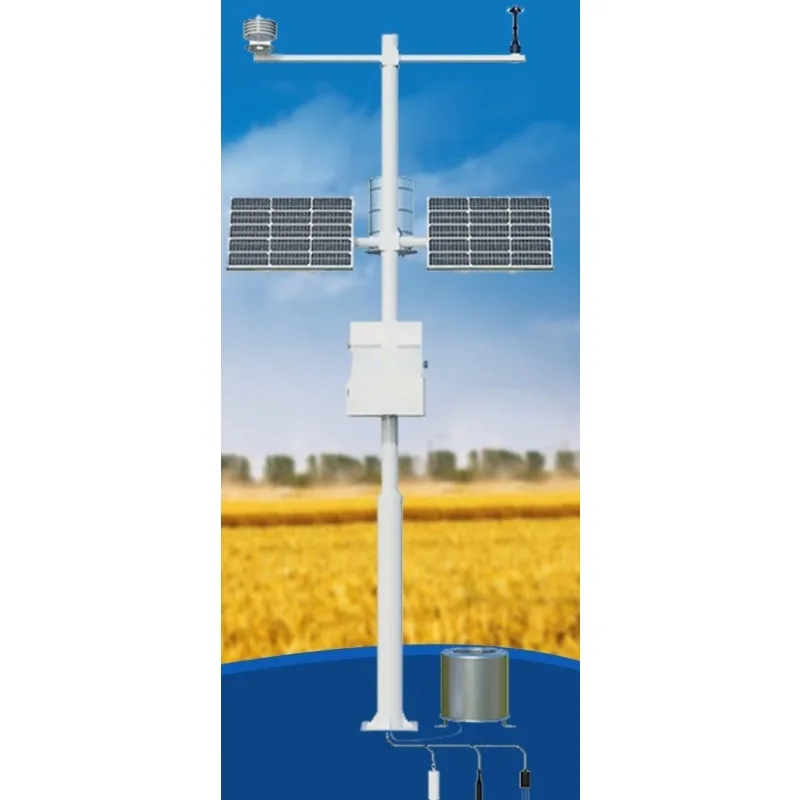 

Soil temperature and humidity small outdoor climate environment monitoring system