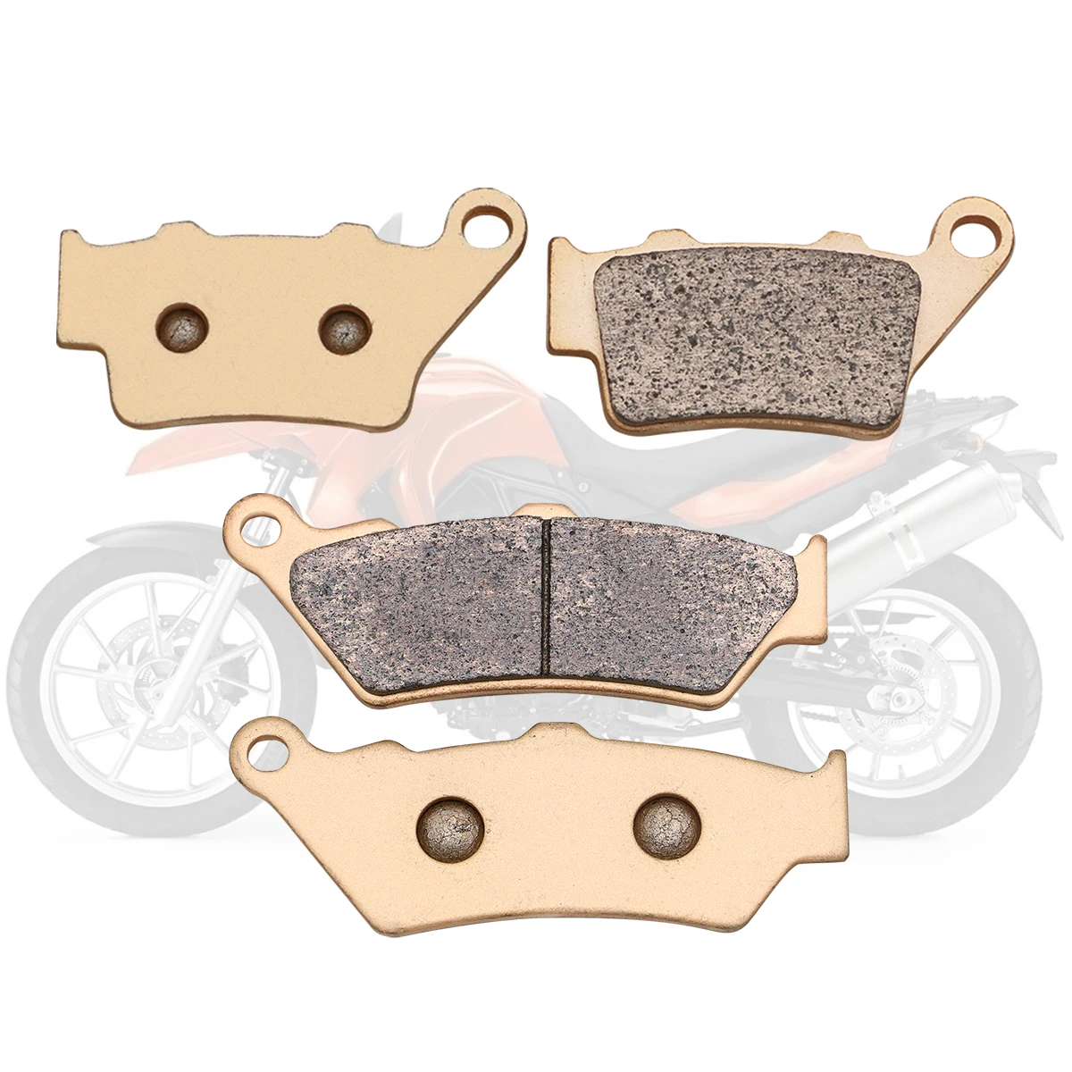 New Motorcycle Front Rear Brake Pads For BMW C1 125 200 G650/GS Xchallenge Xcountry F650/GS/CS/ST F700GS F800GS Adventure Trophy
